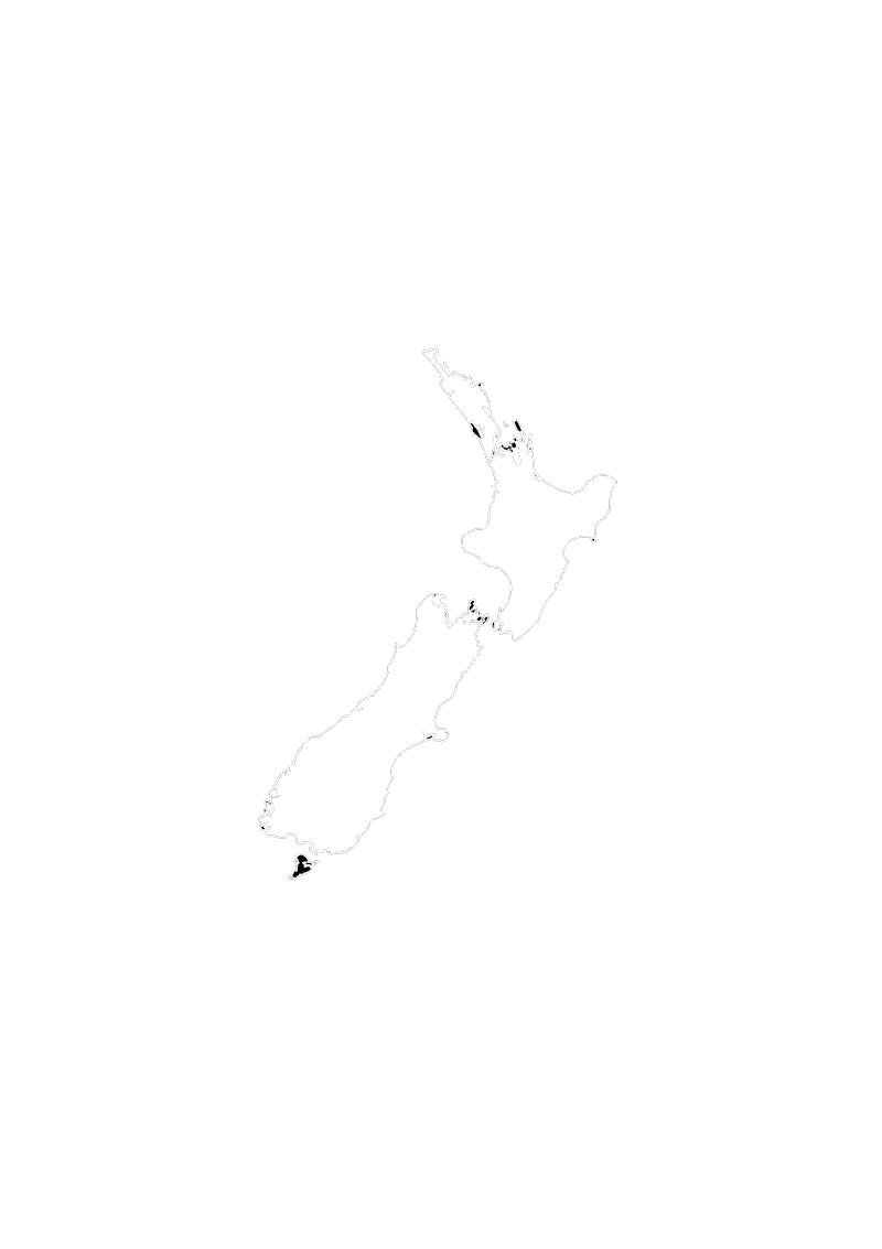 New Zealand map Image.