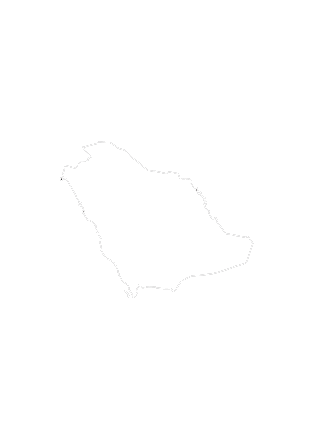 Saudi Arabia map Image.